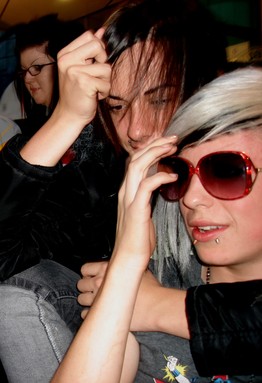  Emo's hanging out in the city
